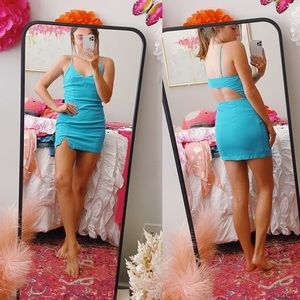 Superdown Blue Mini Dress